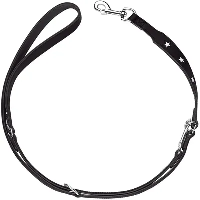 HUNTER Laisse réglable Magic Star, noir