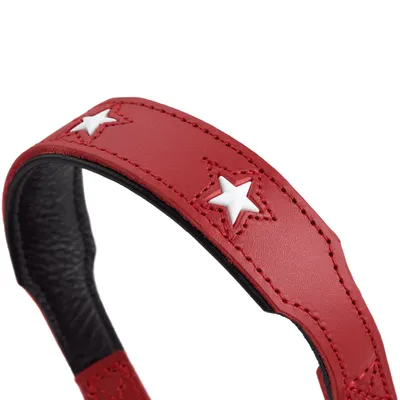 HUNTER Laisse réglable Magic Star, rouge
