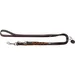 HUNTER Laisse réglable Solid Education Cord, marron foncé/orange