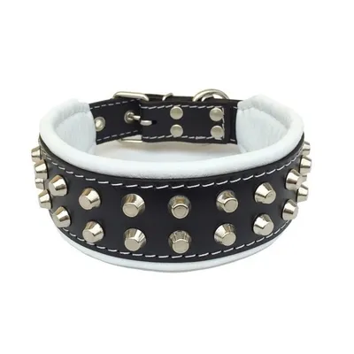 Bestia Custom Dog Gear - Le collier Boston Noir et Blanc Bestia Custom Dog Gear - Le collier Boston Noir et Blanc