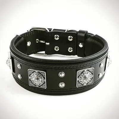 Bestia Custom Dog Gear - Le collier Eros Noir et Noir