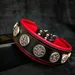 Bijou Halsband in schwarz /rot