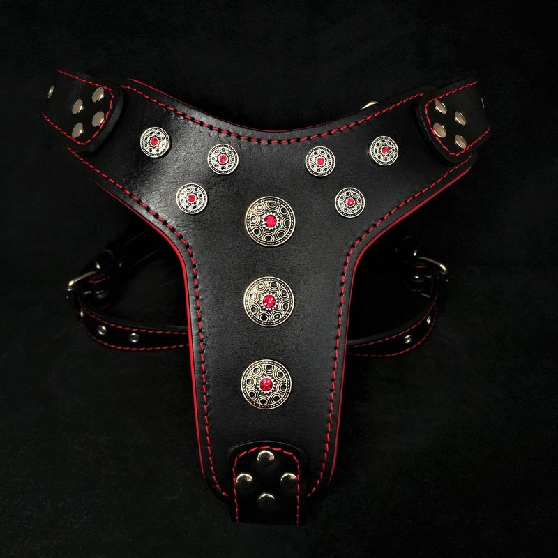 Das Bijou Brustgeschirr Rot