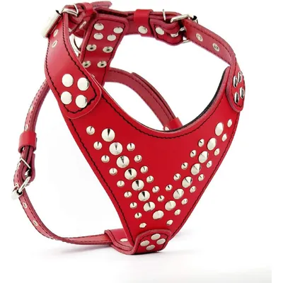 Bestia Custom Dog Gear - Le harnais Star Rouge