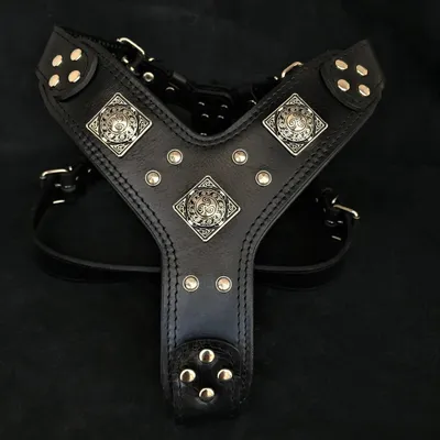 Bestia Custom Dog Gear - Le harnais Eros noir et noir Bestia Custom Dog Gear - Le harnais Eros noir et noir