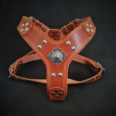 Bestia Custom Dog Gear - Le harnais Eros Marron Bestia Custom Dog Gear - Le harnais Eros Marron