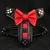 Le Bowtie harnais en cuir à la main noir de petite à moyenne taille Le Bowtie harnais en cuir à la main noir de petite à moyenne taille