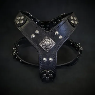 Bestia Custom Dog Gear - Le harnais Eros noir et noir Bestia Custom Dog Gear - Le harnais Eros noir et noir