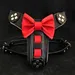 Bestia Bowtie Echtleder Brustgeschirr