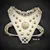 Bestia Custom Dog Gear - Harnais Maximus Blanc et Or Bestia Custom Dog Gear - Harnais Maximus Blanc et Or