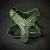 Bestia Custom Dog Gear - Le harnais Eros vert Bestia Custom Dog Gear - Le harnais Eros vert
