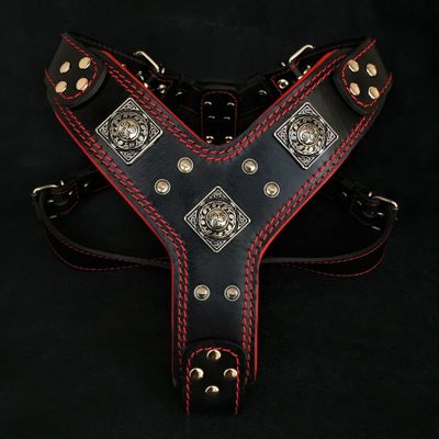Le harnais Eros noir & rouge