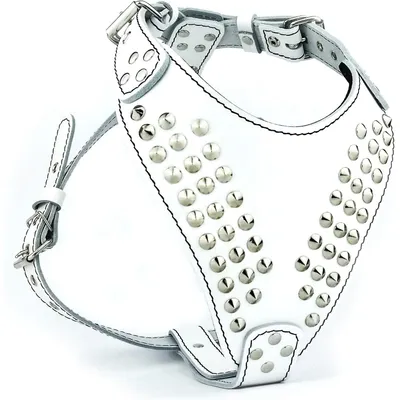 Bestia Custom Dog Gear - Harnais Star Blanc Bestia Custom Dog Gear - Harnais Star Blanc