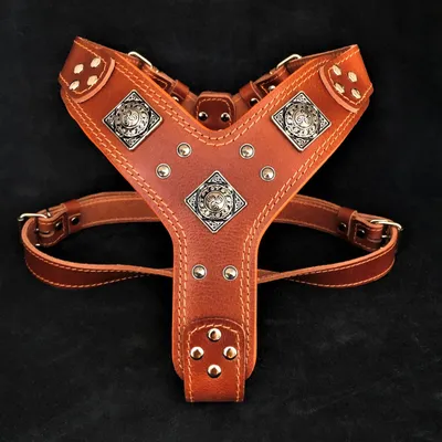 Bestia Custom Dog Gear - Le harnais Eros Marron