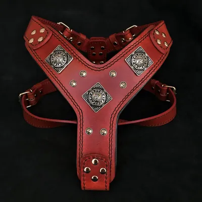 Bestia Custom Dog Gear - Le harnais Eros Rouge Bestia Custom Dog Gear - Le harnais Eros Rouge