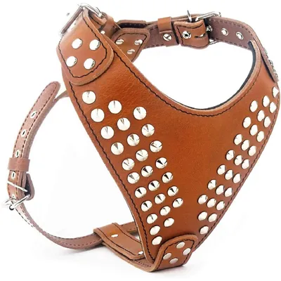 Bestia Custom Dog Gear - Harnais Star Marron Bestia Custom Dog Gear - Harnais Star Marron