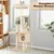 GIANTEX Arbre à Chat XXL en Bois avec Poteaux en Sisal