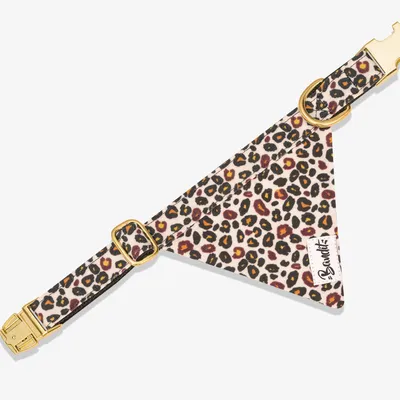 French Bandit - Bandana pour chien motif léopard