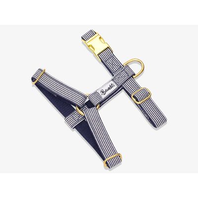 French Bandit - Harnais pour chien motif marin