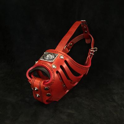 Muselière "Eros" ROUGE