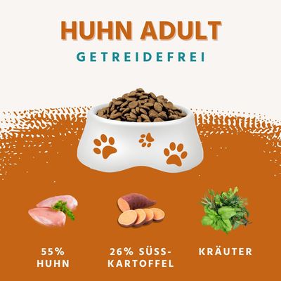 Wildfang Adult Trockenfutter mit Huhn & Kräuter - getreidefrei