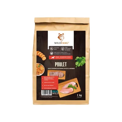 Wildfang® Croquettes pour adultes au poulet et aux herbes - sans céréales Wildfang® Croquettes pour adultes au poulet et aux herbes - sans céréales