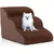 Giantex Escalier pour Chien Chat à 3 Marches, en Éponge Haute Densité