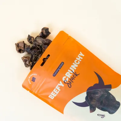 Dog Chef Beefy Crunchy Friandises pour Chien au Bœuf 100% Naturelles