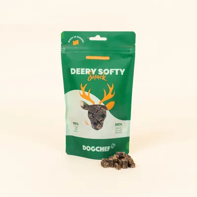 Dog Chef Deery Softy - Friandises 100% Cerf pour Chien Dog Chef Deery Softy - Friandises 100% Cerf pour Chien