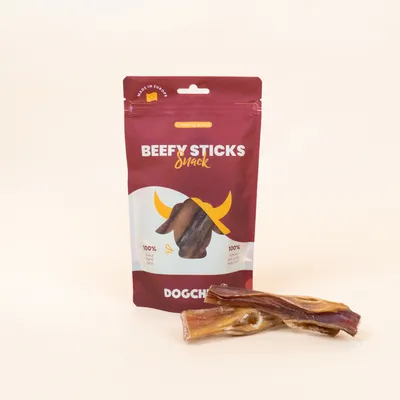 Dog Chef Beefy Sticks Friandises 100% Boeuf pour Chien Dog Chef Beefy Sticks Friandises 100% Boeuf pour Chien