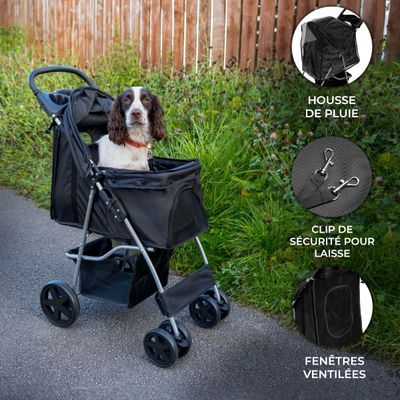 Monster Shop Poussette pour Animal de Compagnie