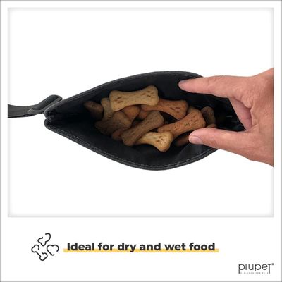 PiuPet® Leckerlibeutel für Hunde I Mit Magnetverschluss I Snackbeutel