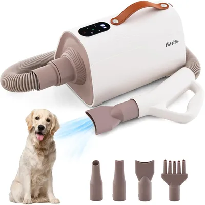 GIANTEX Pulseur pour Chiens - Température et Vitesse Réglables GIANTEX Pulseur pour Chiens - Température et Vitesse Réglables