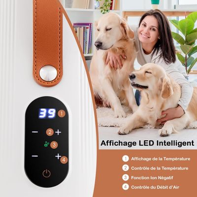 GIANTEX Pulseur pour Chiens - Température et Vitesse Réglables