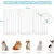 GIANTEX Barrière de Protection Pliable pour Chien - Grille de Sécurité