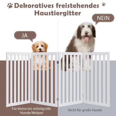 GIANTEX Faltbares Treppenschutzgitter 89cm Hoch Freistehend Für Zuhause GIANTEX Faltbares Treppenschutzgitter 89cm Hoch Freistehend Für Zuhause