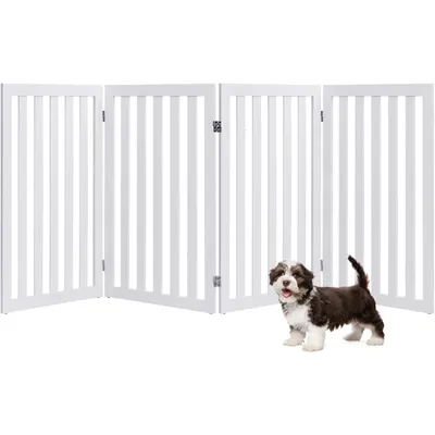 GIANTEX Barrière de Sécurité Pliable en MDF