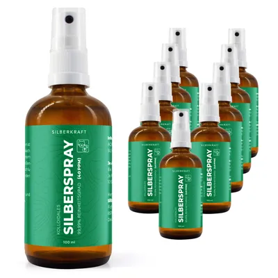 SILBERKRAFT Spray d'argent colloïdal pour animaux de compagnie