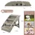 GIANTEX Klappbare 4-Stufen Tiertreppe Für Auto Bett Bis 60 Kg Belastbar GIANTEX Klappbare 4-Stufen Tiertreppe Für Auto Bett Bis 60 Kg Belastbar