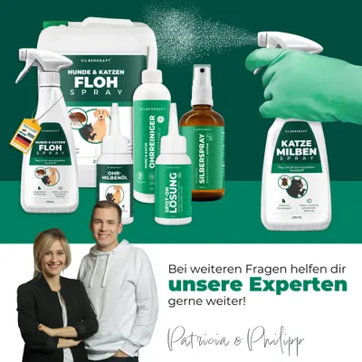 SILBERKRAFT Spray anti-acariens pour chats