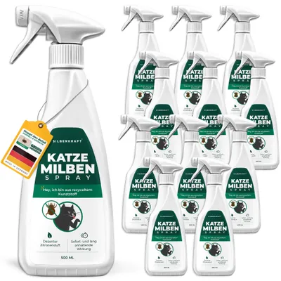 SILBERKRAFT Spray anti-acariens pour chats