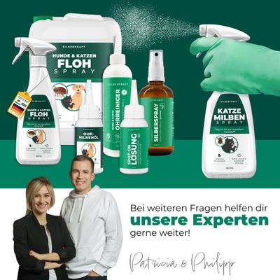 SILBERKRAFT Spray anti-acariens pour chats