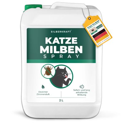SILBERKRAFT Spray anti-acariens pour chats