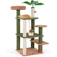 GIANTEX Arbre à Chat 152cm - Perchoir, Hamac, Griffoirs