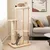 Giantex Arbre à Chat 112cm en Bois avec Poteau à Griffer en Sisal