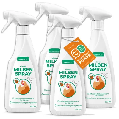 SILBERKRAFT Spray anti-acariens pour poules