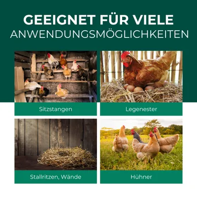 Silberkraft Milbenspray für Hühner – Abwehrspray (Repellent)