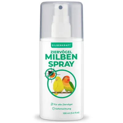 SILBERKRAFT Spray anti-acariens pour oiseaux SILBERKRAFT Spray anti-acariens pour oiseaux
