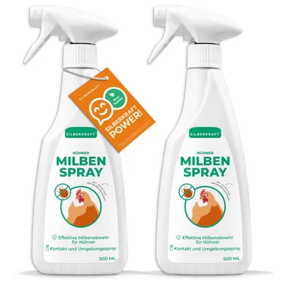 SILBERKRAFT Spray anti-acariens pour poules