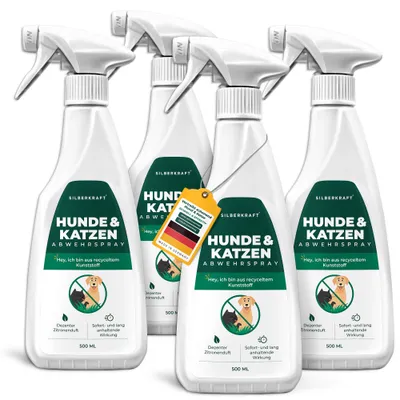 SILBERKRAFT Spray répulsif pour chiens et chats